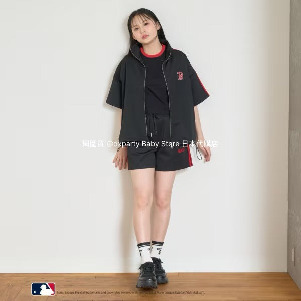 Lovetoxic x MLB Water-Absorbent Quick-Drying Short-Sleeved Jacket (140-170cm) for Girls (Summer Outerwear)