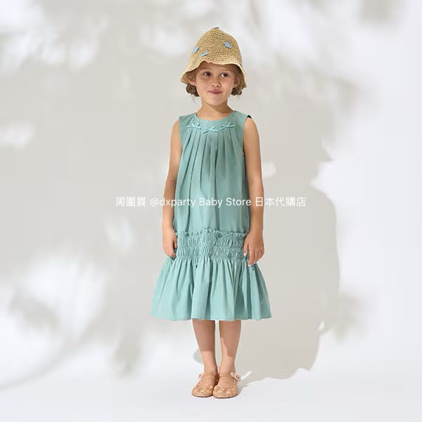 Japanese children's clothing Ly# mine bow vest dress 100-150cm girls summer dresses