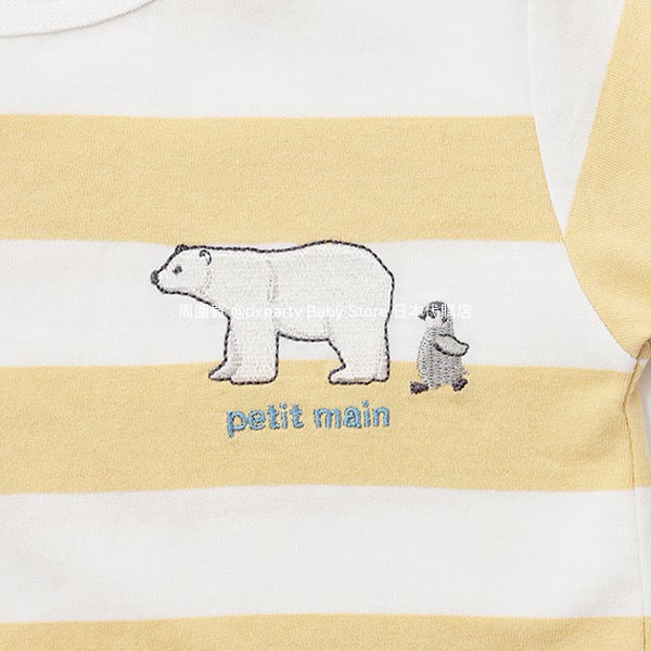 Japanese children's clothing pe#main printed tops 80-130cm boys' summer TOPS