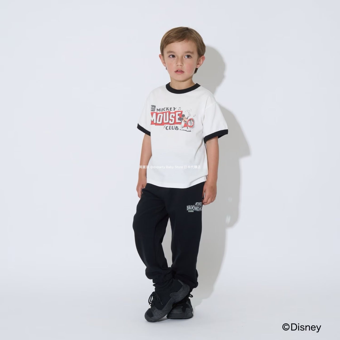 Japanese children's clothing b・R# x Diseny quick-drying UV-resistant printed tops (100-150cm) for boys and girls (summer TOPS)