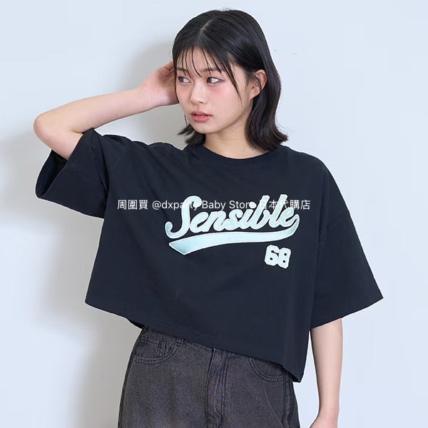 Lovetoxic Japanese children's clothing letter print top 140-170cm girls summer TOPS