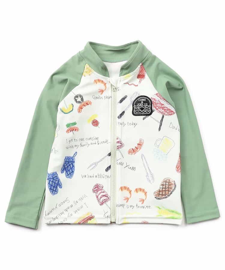 BIT'Z UV-Proof Swim Jacket (80-120cm) Direct from Japan - Boys' Summer Swimsuit Special