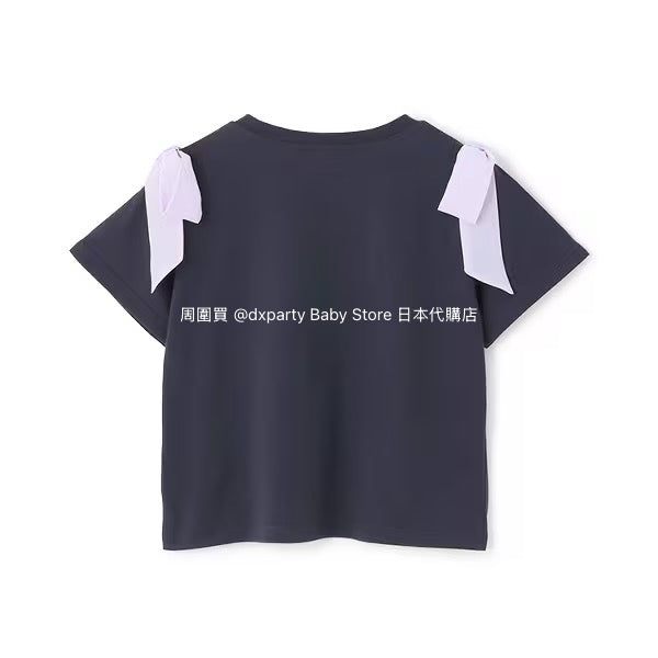 Lovetoxic Japanese children's clothing contact cold bow top 140-160cm girls summer TOPS
