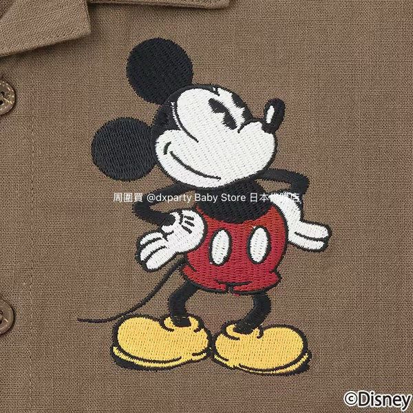 Japanese children's clothing pe#main x Disney shirt 80-130cm boys' summer TOPS