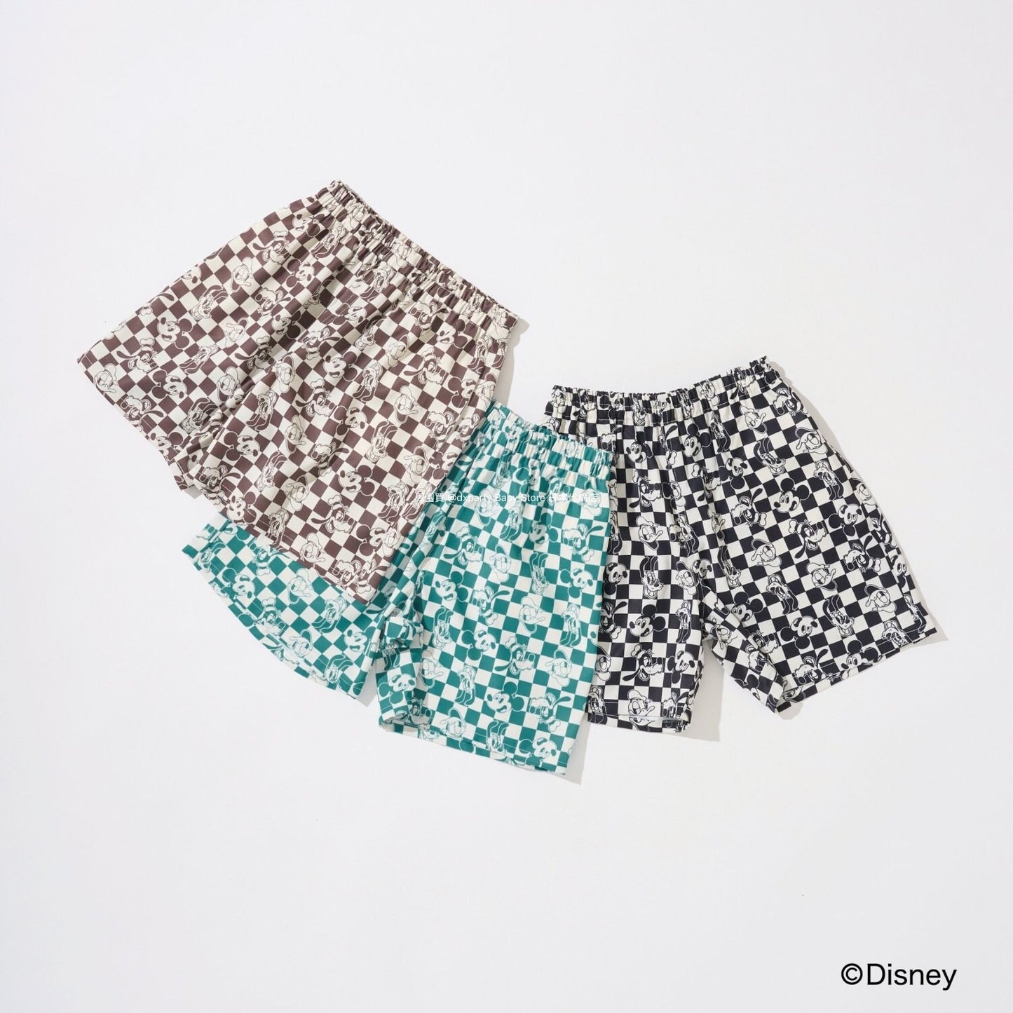 Japanese children's clothing b・R# x Diseny full-print shorts 100-150cm boys'/girls' summer PANTS