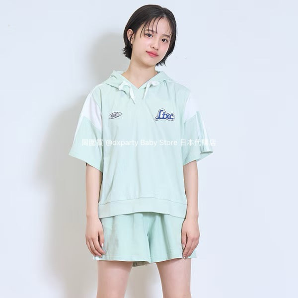 Lovetoxic Japanese Children's Clothing Two-Piece Sports Set (140-170cm) Girls Summer TOPS PANTS