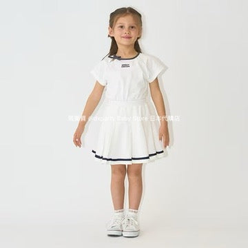 Japanese children's clothing Ly# mine bow top 100-150cm girls summer TOPS