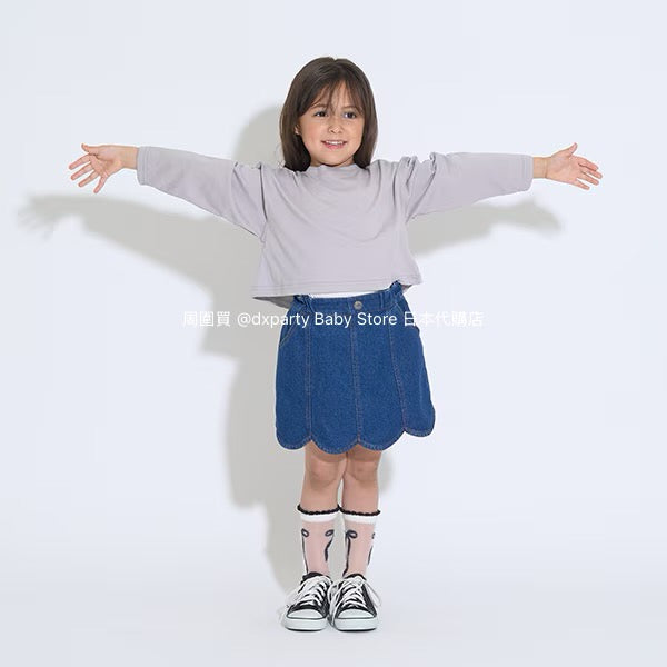 Japanese children's clothing Ly# mine thin top and camisole set 100-150cm girls summer TOPS