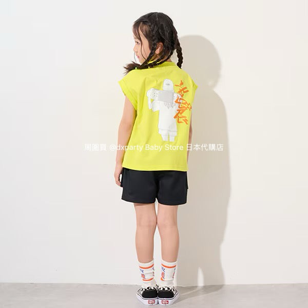 Japanese children's clothing X-girl Stages skateboard girl print top 90-140cm girls summer TOPS