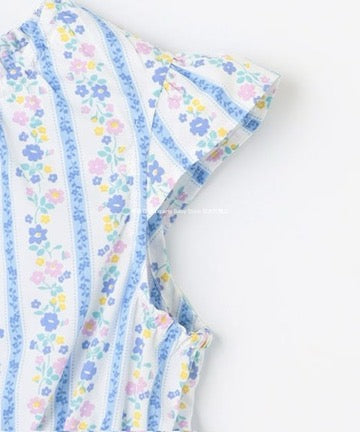 Japanese children's clothing aF#a325 small flying sleeve dress 90-160cm girls summer dresses