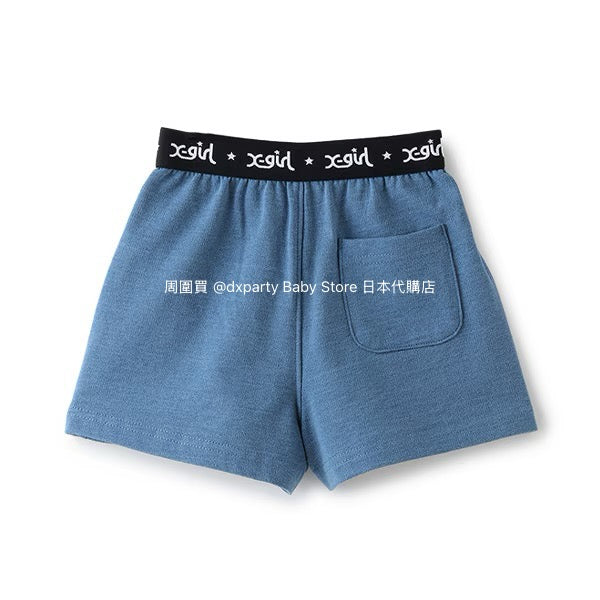 Japanese children's clothing X-girl Stages painted shorts 80-140cm girls summer PANTS