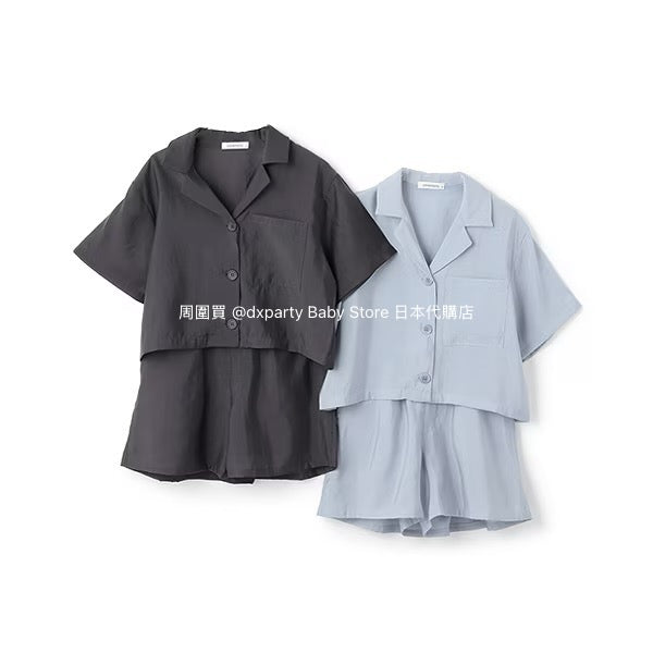 Lovetoxic Japanese Children's Clothing Two-Piece Shirt Set (140-160cm) Girls Summer TOPS PANTS