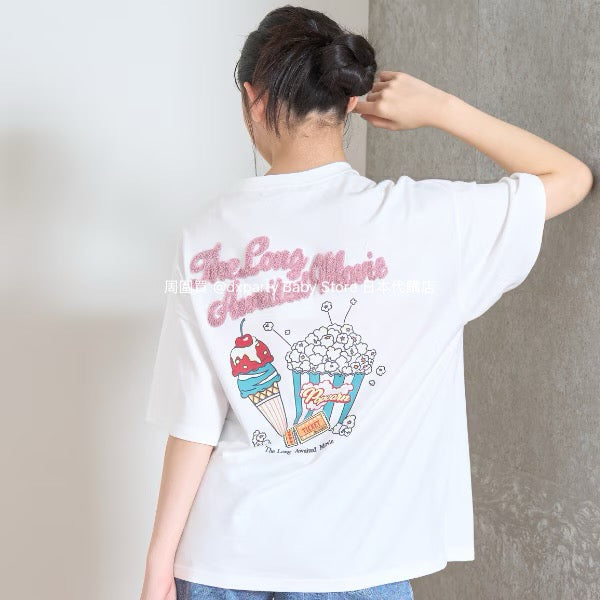 Lovetoxic Popcorn Print Top (140-160cm) for Girls (Summer)