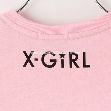 Japanese X-girl Stages Casual Two-Piece Set (90-140cm) for Girls (Summer TOPS SKIRTS)