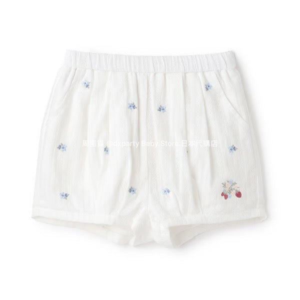 Japanese children's clothing pe#main Strawberry embroidered bloomers 80-130cm girls' summer PANTS