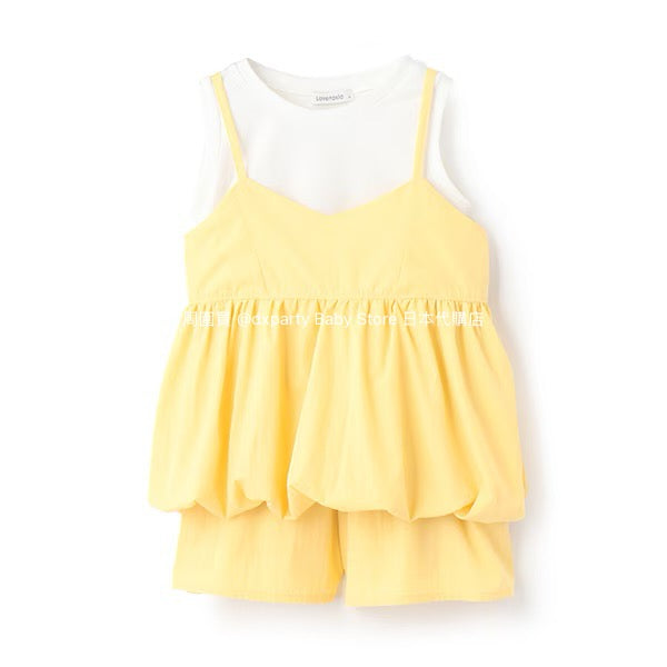 Lovetoxic Japanese children's clothing casual three-piece suit 140-160cm girls summer TOPS PANTS