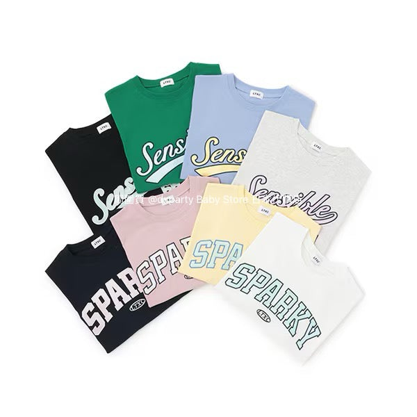 Lovetoxic Japanese children's clothing letter print top 140-170cm girls summer TOPS