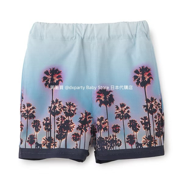 Japanese XLARGE KIDS Palm Tree Shorts 90-140cm Boys Summer PANTS
