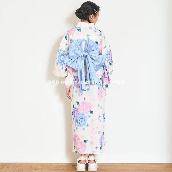 Lovetoxic 2Way Japanese Yukata Kimono 150-160cm Girls Summer Outerwear Dresses Japanese Summer Festival Special