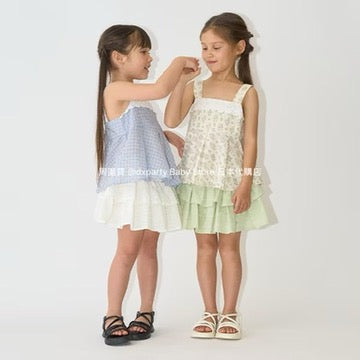 Japanese children's clothing Ly# mine lace short skirt pants 100-150cm girls summer SKIRTS PANTS