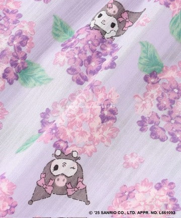 Japanese children's clothing aF#a325 x Sanrio 2Way Yukata Japanese Kimono 110-150cm Girls Summer Outerwear Skirts Japanese Summer Festival Special