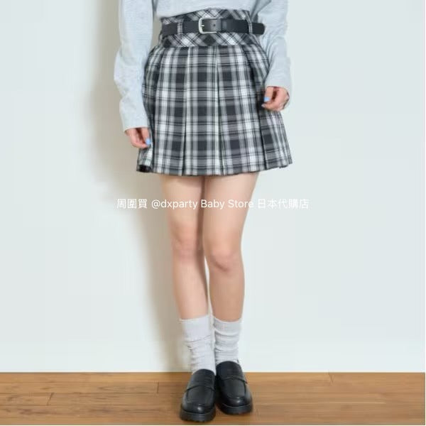 Lovetoxic Checkered Skirt (140-160cm) for Girls (Summer)