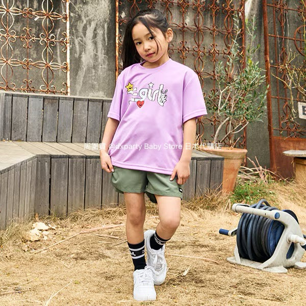 X-girl Stages Water-Absorbent Quick-Drying Shorts (80-140cm) for Girls: Summer PANTS. Summer Swimsuit Special.