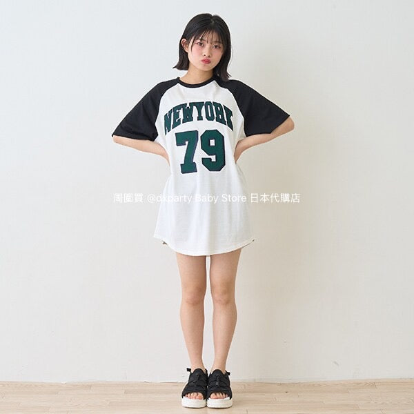 Lovetoxic Japanese children's clothing number printed dress 130-170cm girls summer dresses