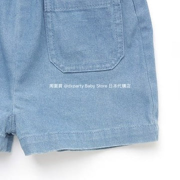 Japanese children's clothing pe#main anti-fouling series casual shorts 80-130cm girls' summer PANTS