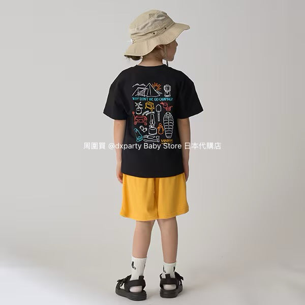 Japanese children's clothing mini#ML embossed shorts 90-140cm boys/girls summer PANTS