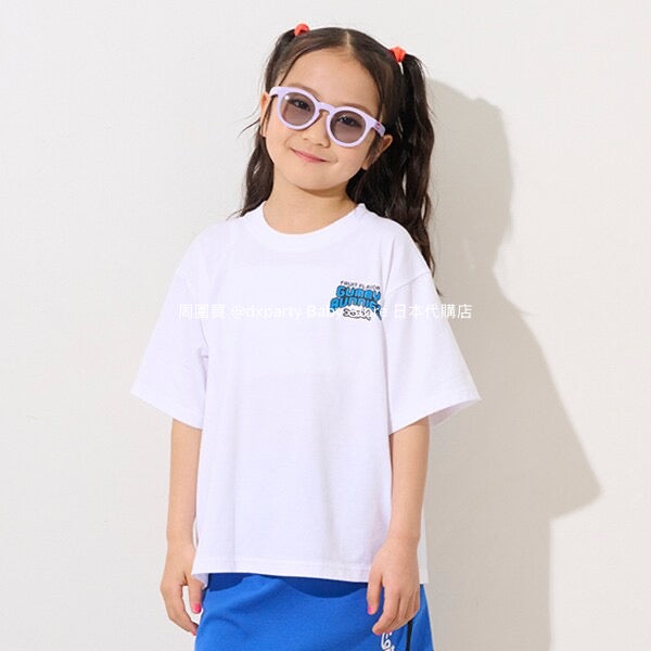 Japanese children's clothing X-girl Stages contact cool gummy rabbit print top 80-140cm girls summer TOPS