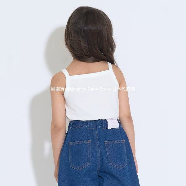 Japanese children's clothing Ly# mine thin top and camisole set 100-150cm girls summer TOPS