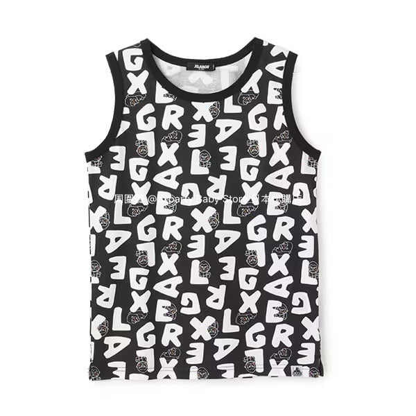 Japanese XLARGE KIDS Printed Vest 80-140cm Boys Summer TOPS