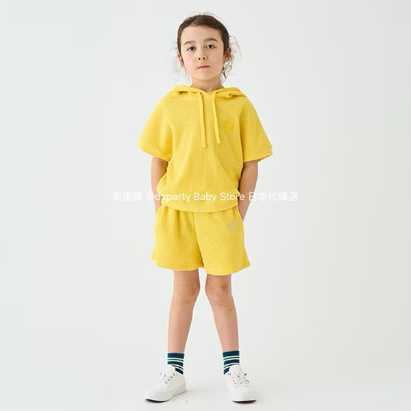 Japanese children's clothing mini#ML waffle shorts 90-140cm boys/girls summer PANTS