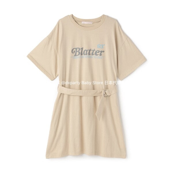 Lovetoxic Japanese Kids Clothing: Cold-Contact Waisted Dress (140-160cm) for Girls (Summer Dress)