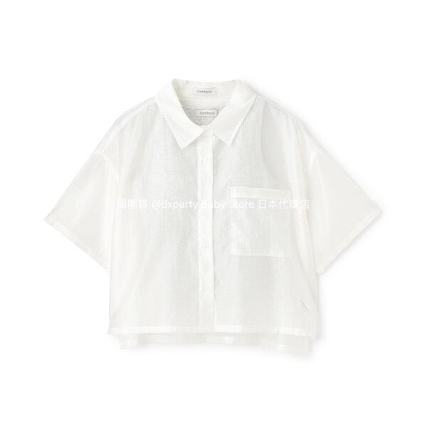 Lovetoxic Japanese children's clothing contact cold thin short shirt and vest two-piece set 140-160cm girls summer TOPS