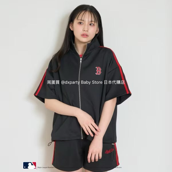Lovetoxic x MLB Water-Absorbent Quick-Drying Short-Sleeved Jacket (140-170cm) for Girls (Summer Outerwear)