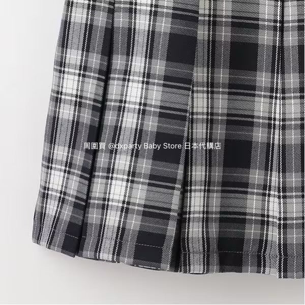 Lovetoxic Checkered Skirt (140-160cm) for Girls (Summer)