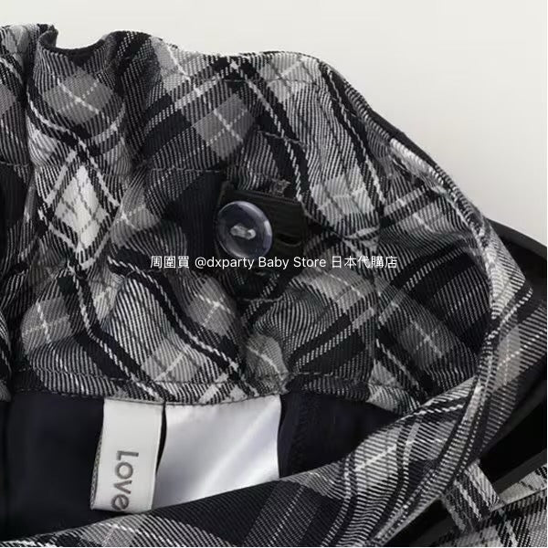 Lovetoxic Checkered Skirt (140-160cm) for Girls (Summer)