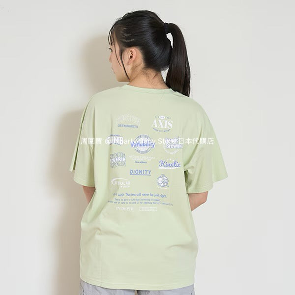 Lovetoxic Japanese children's clothing back print top 140-170cm girls summer TOPS