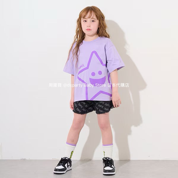 Japanese children's clothing X-girl Stages tassel denim shorts 90-140cm girls summer PANTS