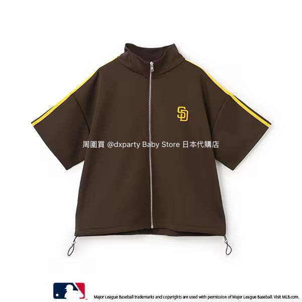Lovetoxic x MLB Water-Absorbent Quick-Drying Short-Sleeved Jacket (140-170cm) for Girls (Summer Outerwear)