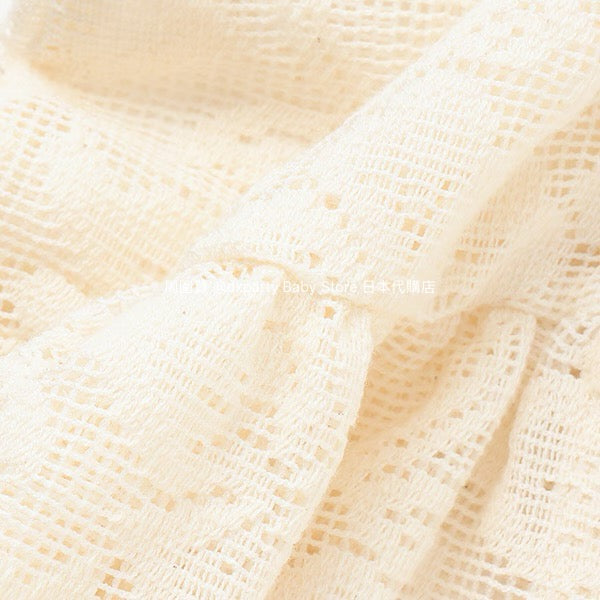 Japanese children's clothing pe#main lace skirt shirt 80-130cm girls summer TOPS