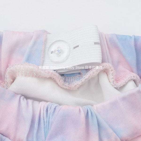 Japanese children's clothing X-girl Stages tie-dye top and culottes two-piece set 80-140cm girls' summer TOPS PANTS
