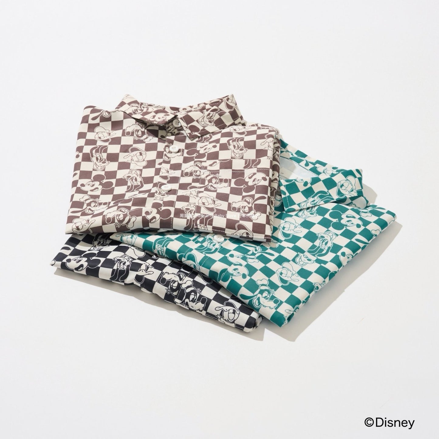 Japanese children's clothing b・R# x Diseny full-print shirt jacket 100-150cm boys'/girls' summer outerwear
