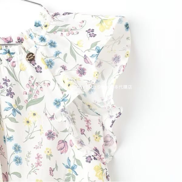 Japanese children's clothing pe#main dress 80-130cm girls summer dresses