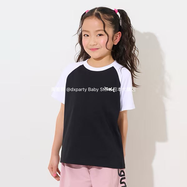 Japanese children's clothing X-girl Stages printed top 80-140cm girls summer TOPS