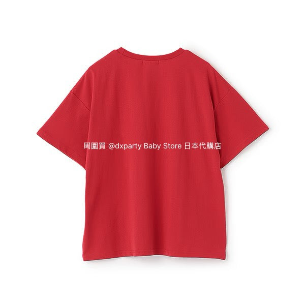 Lovetoxic Japanese children's clothing preppy style graffiti print top 140-160cm girls summer TOPS