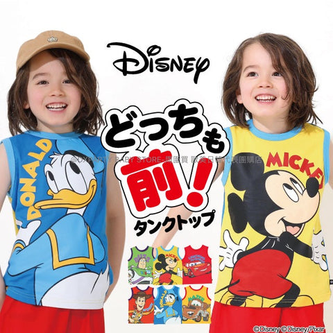 日本童裝 BDL x Disney 2Way 前後兩著背心 80-140cm 男童款/女童款 夏季 TOPS