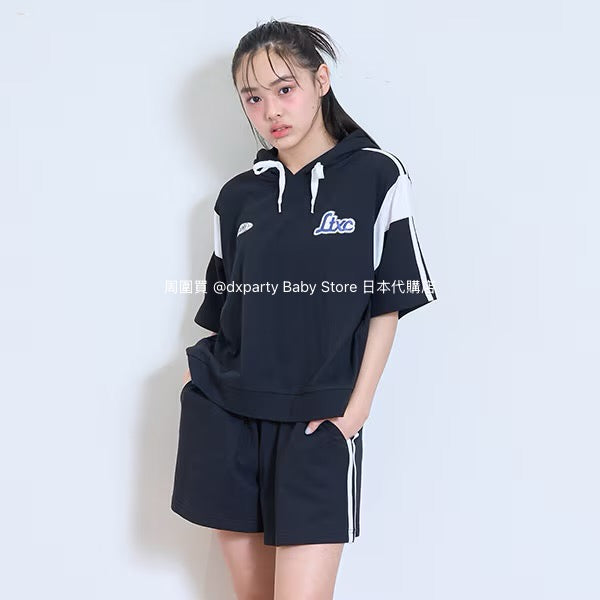 Lovetoxic Japanese Children's Clothing Two-Piece Sports Set (140-170cm) Girls Summer TOPS PANTS